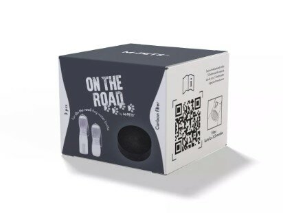 M-PETS on the road hond drinkfles carbonfilter - 3 st