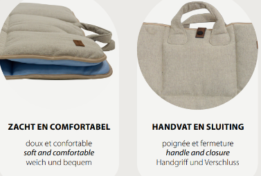 Koelmat/ reismat beige XS