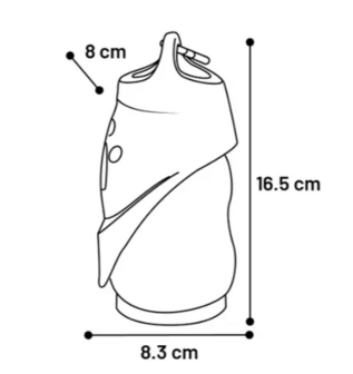 Waterverdeler Tirsty Zwart 350ml