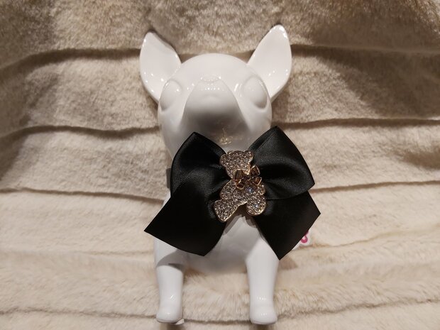 Lovely bear halsband zwart