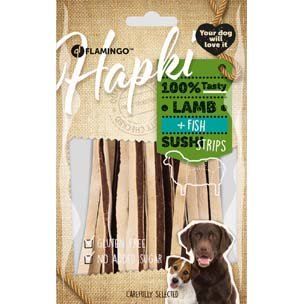 HAPKI LAMB & FISH SUSHI STRIPS 85GR