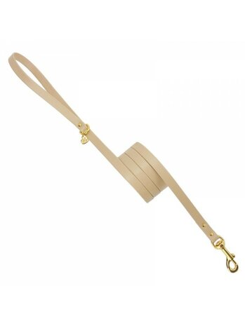 PICCOLI PETS PLAIN LEASH COOKIE/GOLD