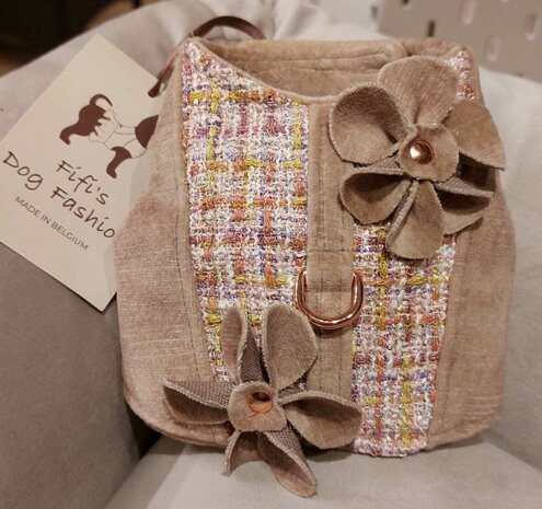 FIFI TUIG SUMMER VIBES BEIGE MET PINK TWEED