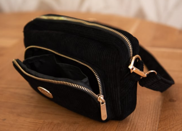 F&C FANCY DOG MOM BAG BLACK