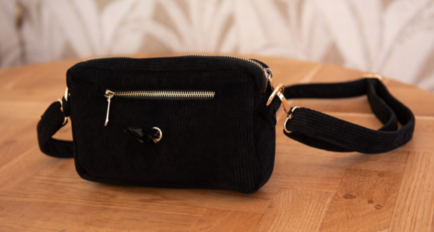 F&C FANCY DOG MOM BAG BLACK