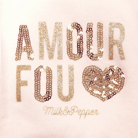 M&P JUSTINE T-Shirt "Amour Fou" Rose