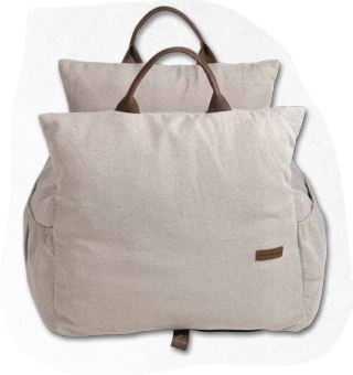  AB HOME&AWAY Autostoel Carrie Beige-S 55x50x47cm