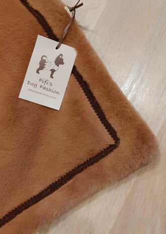 FIFI BLANKET LICHT BRUIN 70X50CM