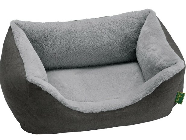 Orthopedische hondensofa Rockford antraciet/lichtgrijs 80x60cm