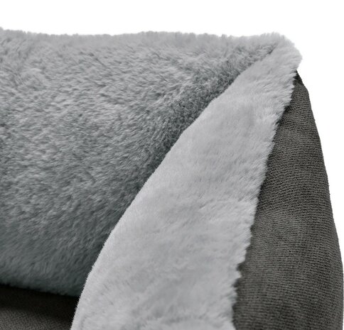 Orthopedische hondensofa Rockford antraciet/lichtgrijs 80x60cm