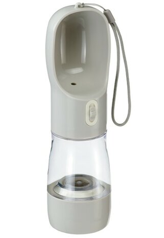 Water travel bottle grijs