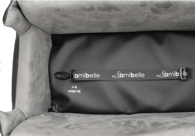 Amibelle Car seat 2-in-1 - Locky Black