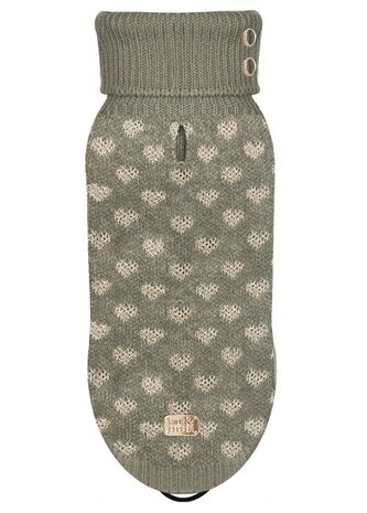 M&P ALICE PULL KAKI ET COEUR DORE