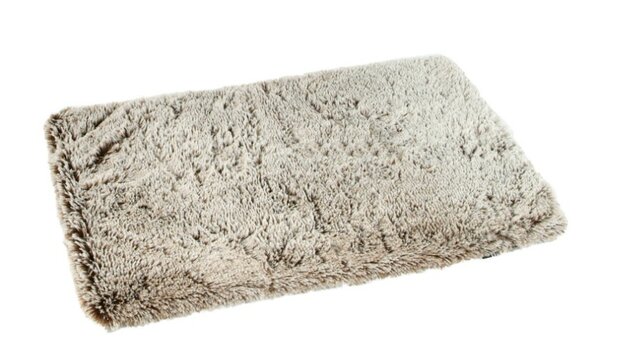 TRAVEL BLANKET SOFT STREAKY BROWN 50X75CM