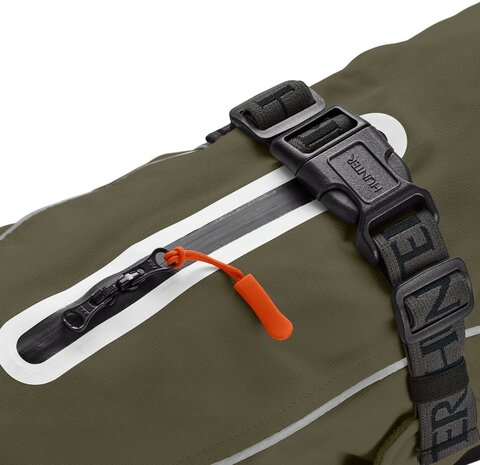 HUNTER COAT NORDBY OLIVE GREEN TECKEL