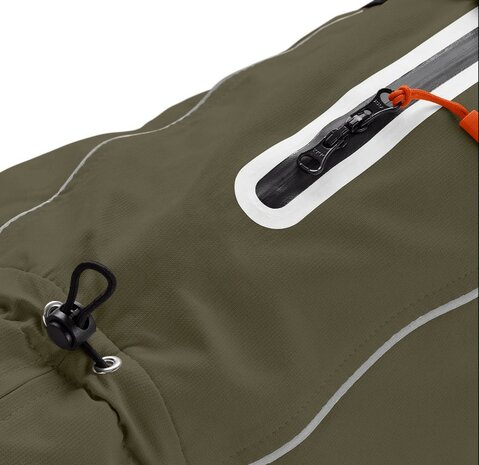 HUNTER COAT NORDBY OLIVE GREEN TECKEL