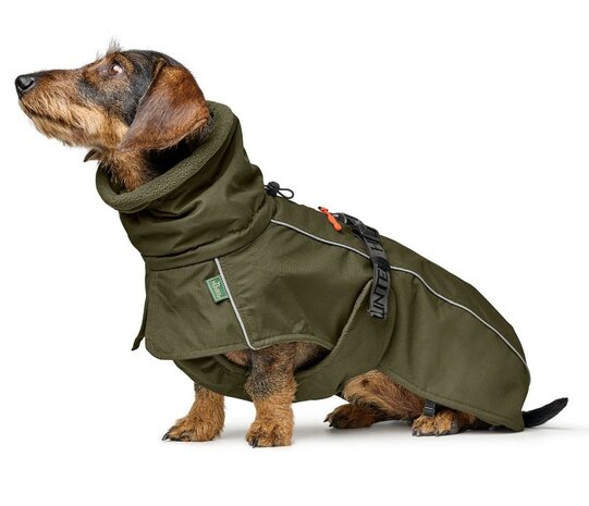 HUNTER COAT NORDBY OLIVE GREEN TECKEL