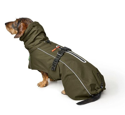 HUNTER COAT NORDBY OLIVE GREEN TECKEL