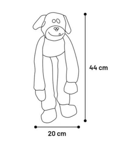 SPEELGOED FLOREO HOND LANGE POTEN BEIGE 