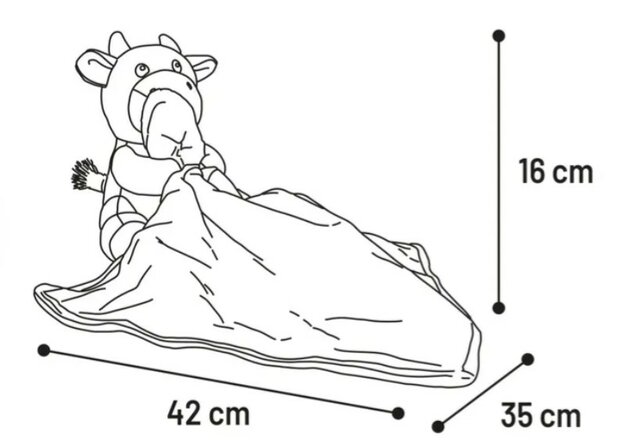 SPEELGOED ZAPU STIER TAUPE