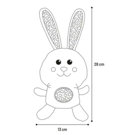 SPEELGOED KORO KONIJN ROZE