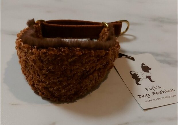 FIFI COLLAR SPEEDY CURL COGNAC 