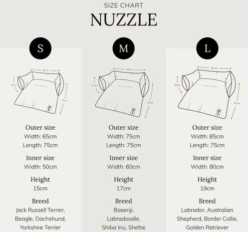 NUZZLE Sofa Bed taupe M