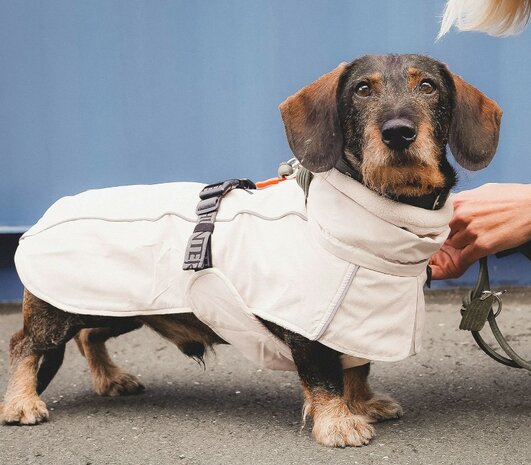 HUNTER COAT NORDBY CREME TECKEL