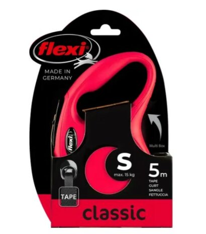 Flexi Rollijn Classic Band Rood S