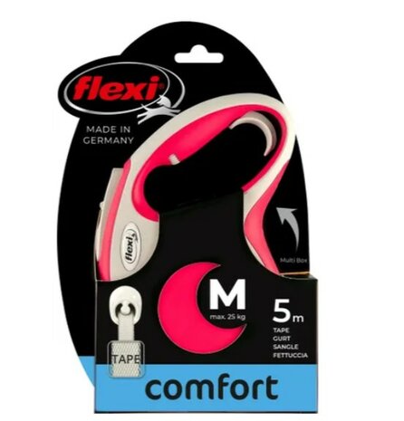 Flexi Rollijn New Comfort Band Rood M