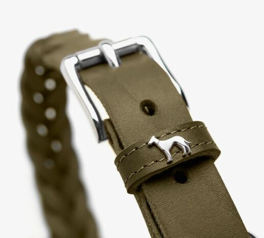 Hunter collar solid education olivegreen