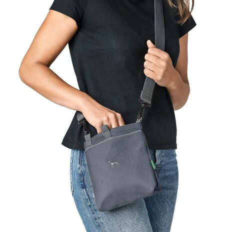 Hunter snackbag with shoulderstrap Alva anthracite