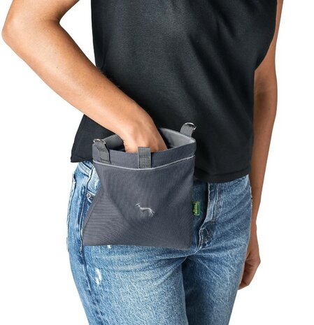Hunter snackbag with shoulderstrap Alva anthracite