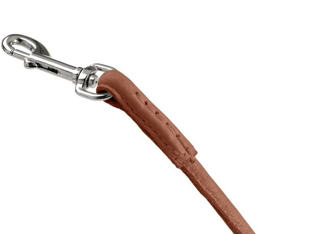 Hunter leash soho round mini cognac