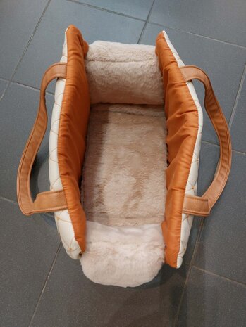 EH GIA MADEMOISELLE BAG MATELLASSE BEIGE + COTTON