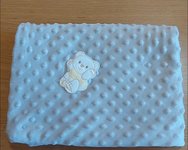 EH GIA BUBBLES DEKEN GRIJS (60x80cm) + APPLICATIE