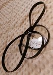 PICCOLI PETS PLAIN LEASH BLACK/SILVER