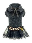 PICCOLI PETS LUREX DRESS SWEAT BLACK