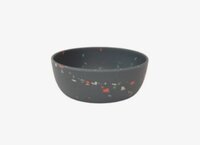 Hondenbak bamboo terazzo grijs L 1,5L