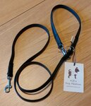 FIFI LIJN LEDER ZWART