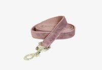 Hondenlijn velvet oud roze S 120cm