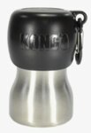 Kong H2O STAINLESS STEEL WATER BOTTLE ZWART 255ML