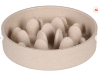 EET- EN DRINKPOT SLOW FEEDER GRENI ROND BEIGE
