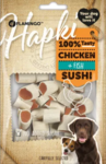 SNACK HAPKI SUSHI ROLLETJES MET KIP & VIS 85gr