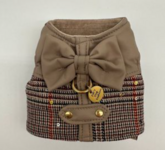 FIFI HARNESS CLASSIC BEIGE + BOW + ROSE GOLD