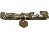 Collar aalborg alu strong cowleather olive green