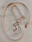 FIFI LEASH NORMAL ECRU + ROSE GOLD