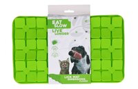 Eat Slow Live Longer Lick Mat Dimensions Flower Groen