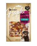 Snack Hapki Stukjes met eend & met zalm - 85gr