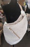 FIFI CARRIER BAG LUNO S2 SUMMER WHITE LEATHER/CURL ECRU + GOLD